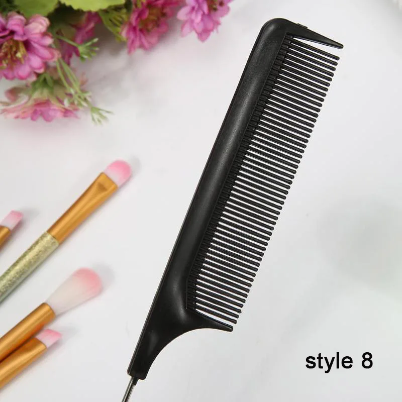 

10pcs/Set Professional Hair Brush Comb Salon Barber Anti-static Hair Combs Hairbrush Hairdressing Combs Hair Care Styling Tools