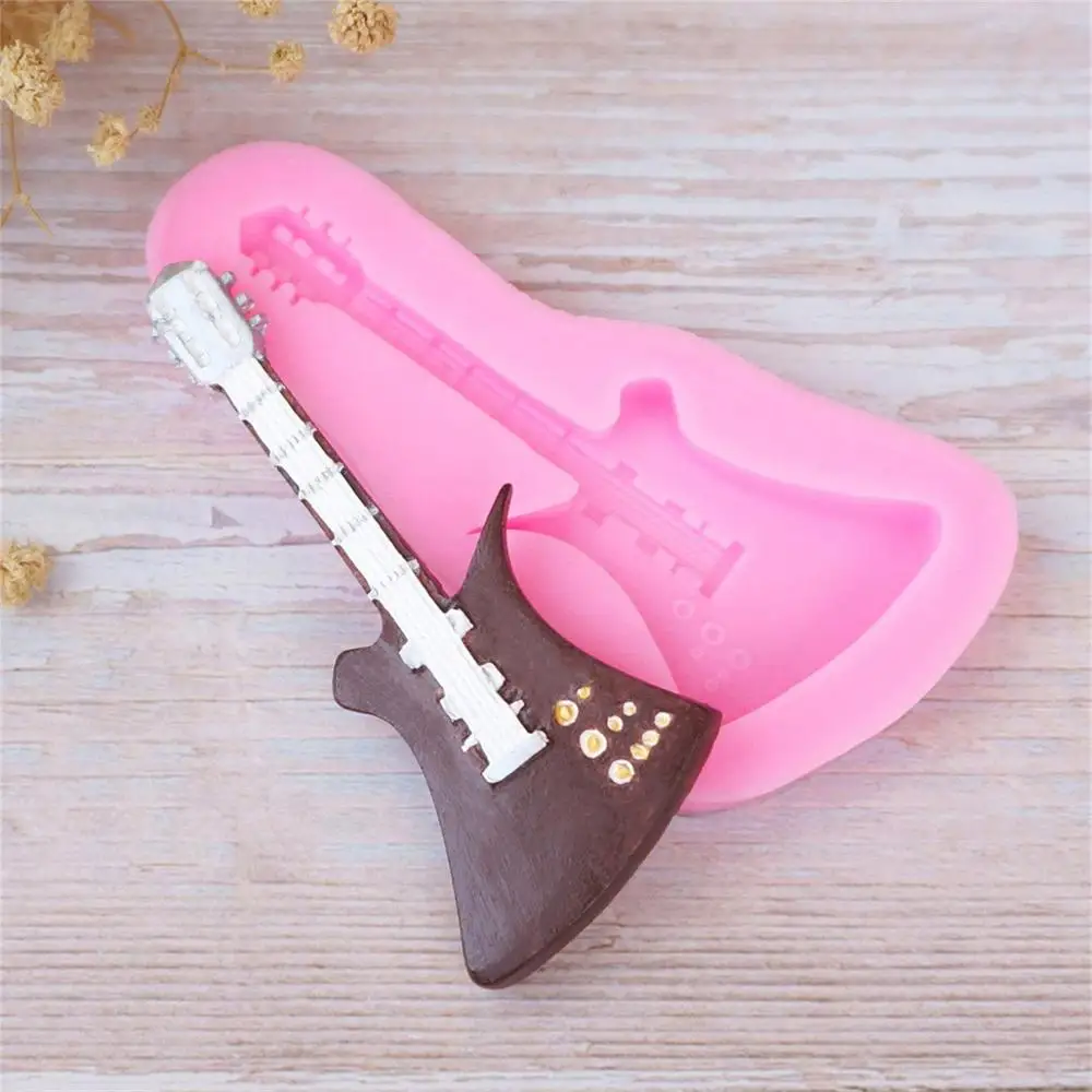 Музыкальные инструменты для гитары музыкальная силиконовая форма Sugarcraft