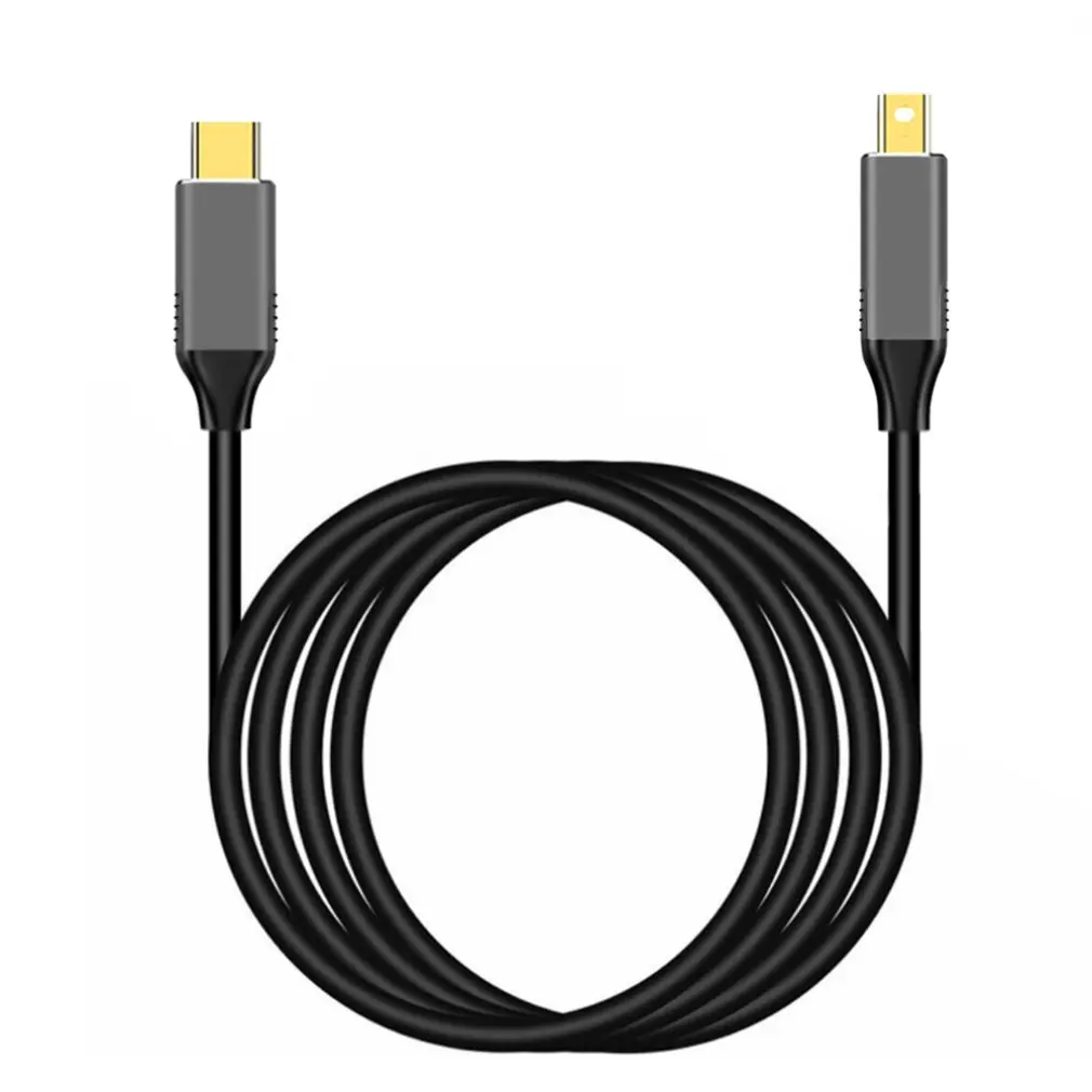 

2022 кабель USBC для Mini displayport 6 футов USB Type-C Thunderbolt 3 для mini DP шнур 4k практичные портативные кабели