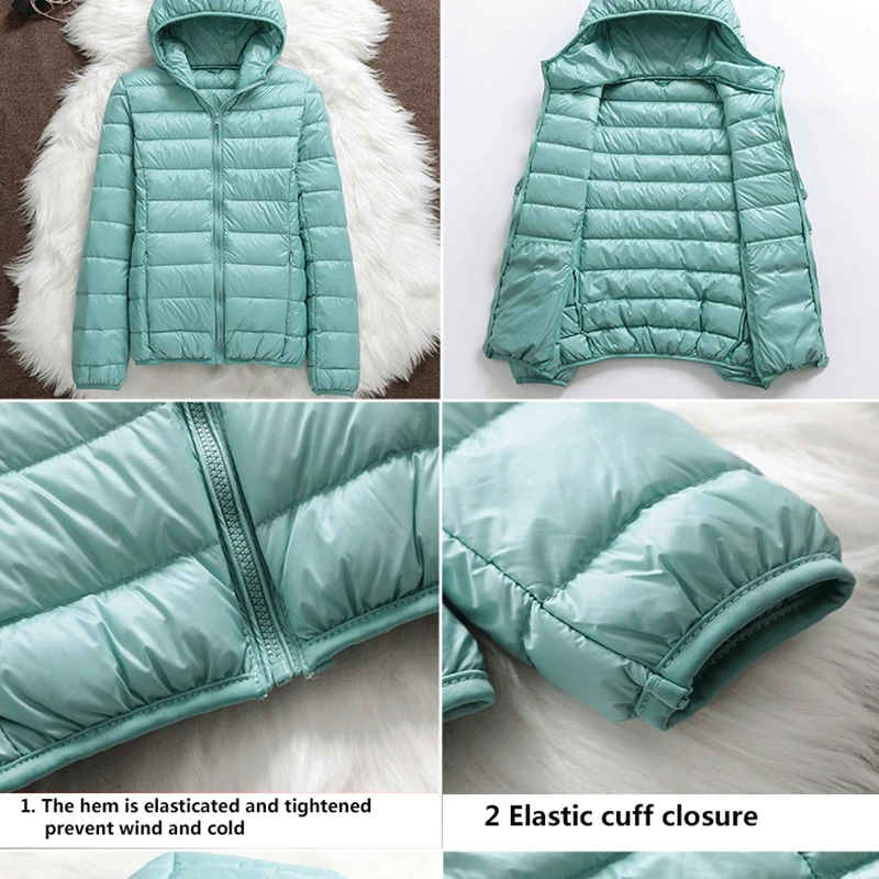 

Women Coat 2021 Down Jacket Long Sleeve Autumn Winter Outwear Coat Big Size Jackets Oversized Slim Short Parkas Casual Overcoat