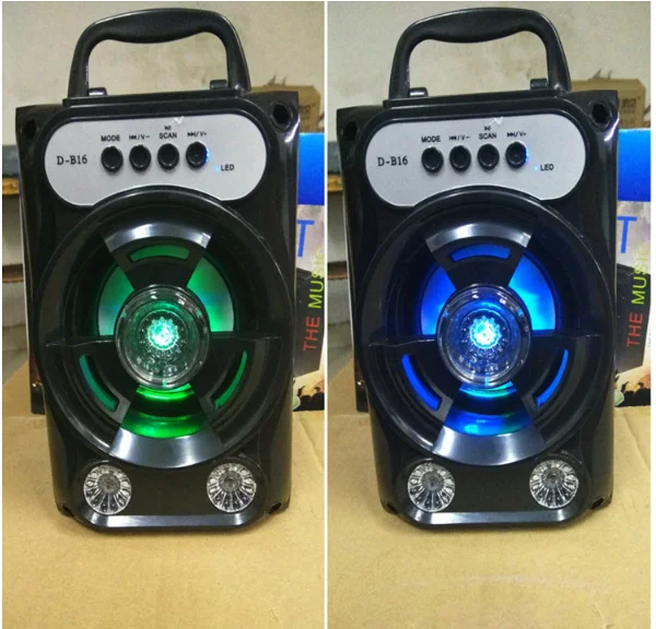 Беспроводная Bluetooth Колонка B16 компьютерная лампа портативная карта большой