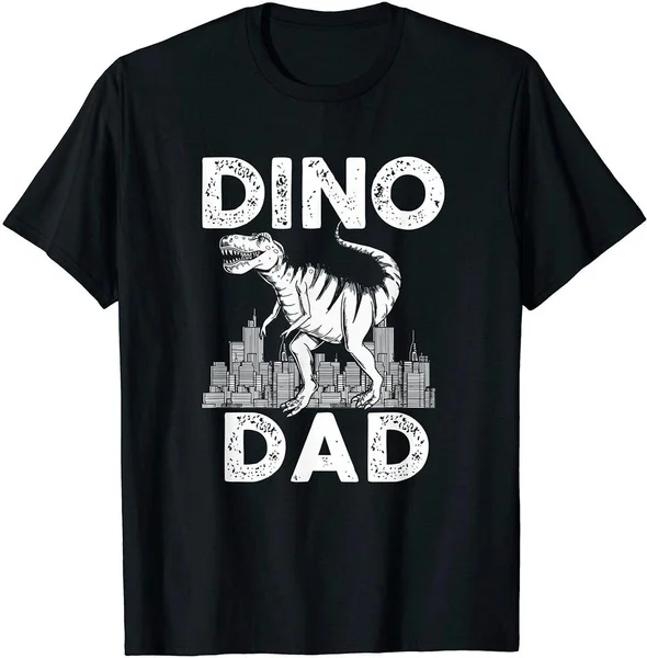 

Dino-Dad Dinosaur Family Matching T-Shirts Funny Vintage Gift Men Women