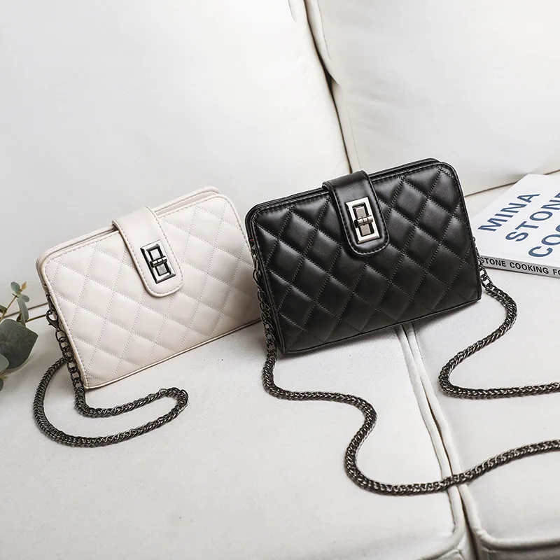 

Small bag 2020 new high-end fashion all-match messenger bag ins chain bag rhombus small fragrance shoulder bag