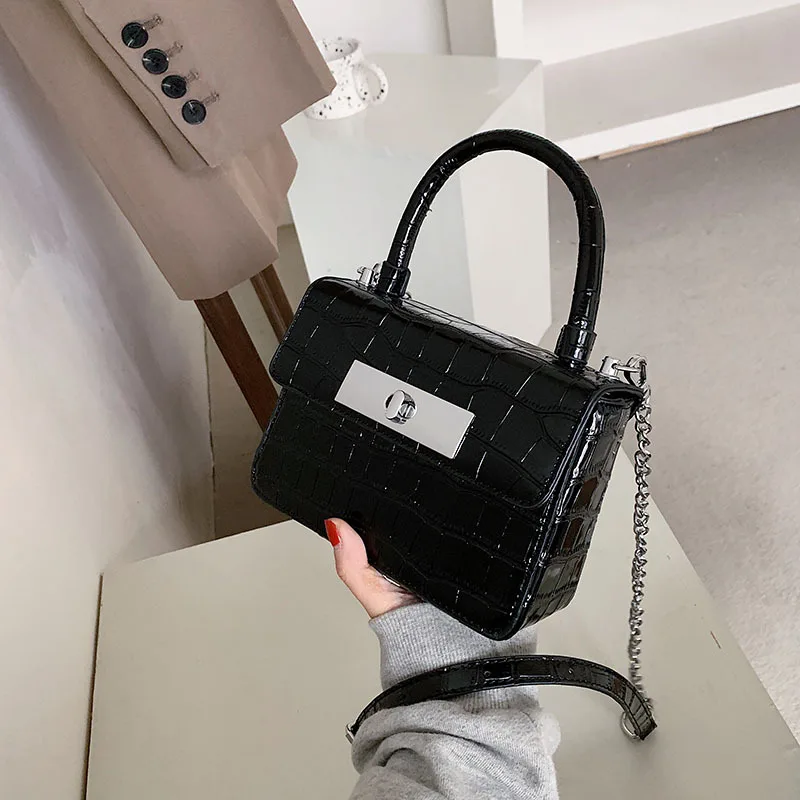 

Женская сумка через плечо, компактная дизайнерская сумочка с каменным узором, 2021