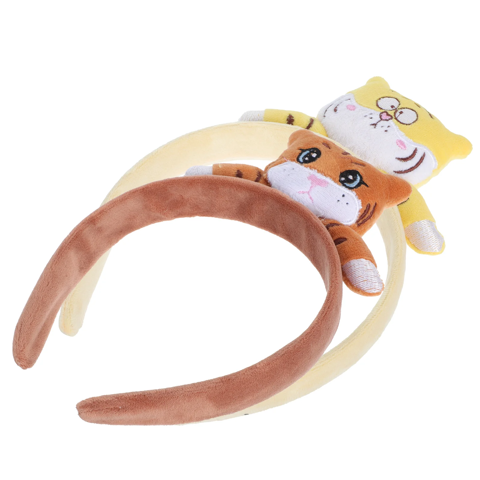 

2Pcs Adorable Animal Tiger Design Headbands for Kids Party Costume Addition