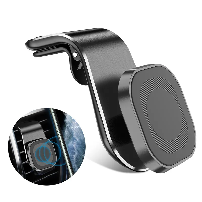 

360 Metal Magnetic Car phone Holder For xiaomi mi 9t redmi note 8 pro Air vent Magnetic car Holder GPS Mount Holder magnet Stand