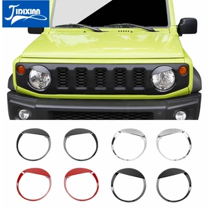 JIDIXIAN колпаки для лампы для Suzuki Jimny JB74 Автомобильная передняя фара декоративная крышка наклейки для Suzuki Jimny 2019 + аксессуары