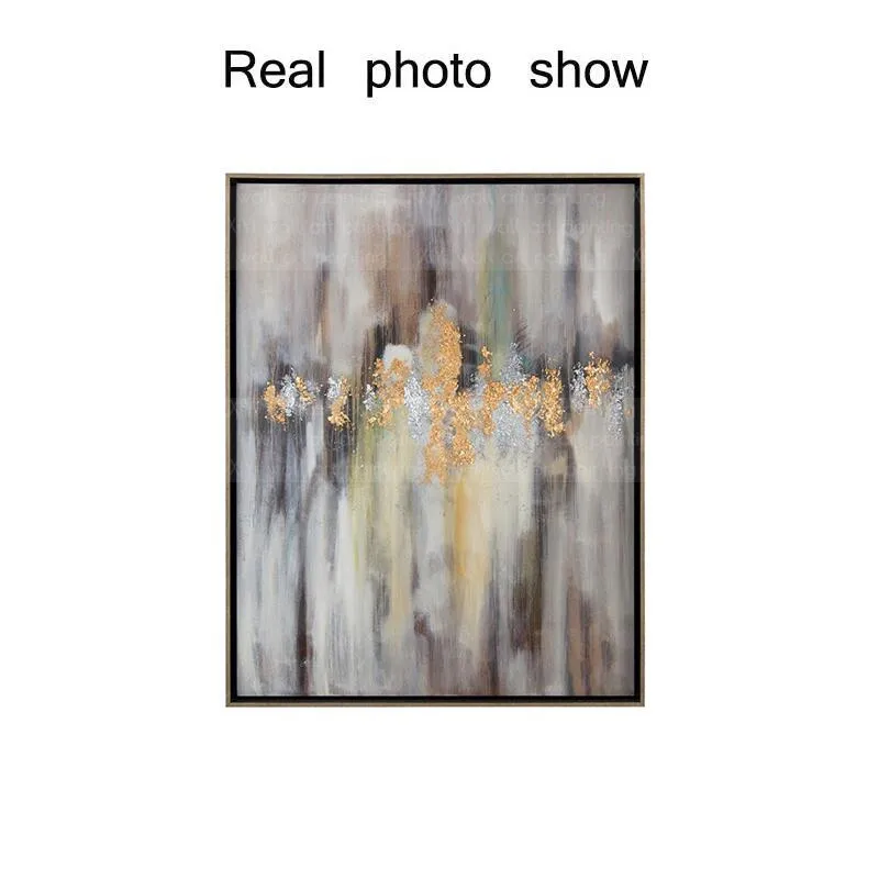 

Gold abstract Wall art canvas paintings decoration wall art picture for living room home hallway wall decor acrylic quadro