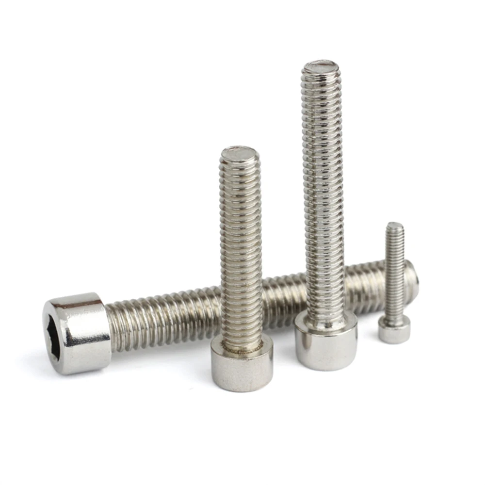

M3 M4 M5 Stainless Steel Allen Hex Socket Bolts Cap Head Screws DIN912 Metric Full Thread