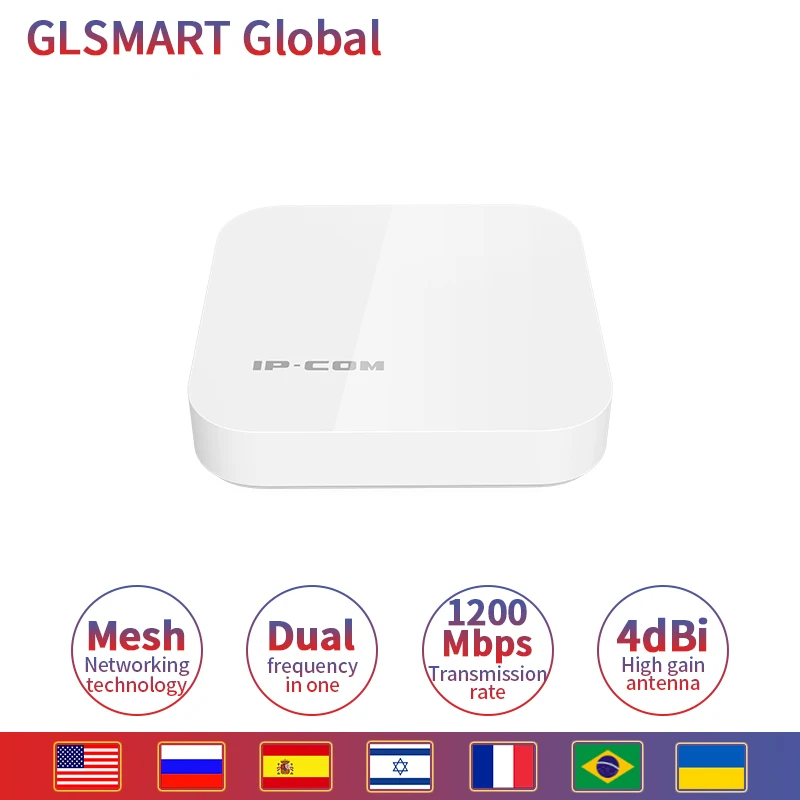 IP COM EW9 сеточная Wi Fi система дома/предприятия 1200 Мбит/с 11AC волна 2 Wifi маршрутизатор