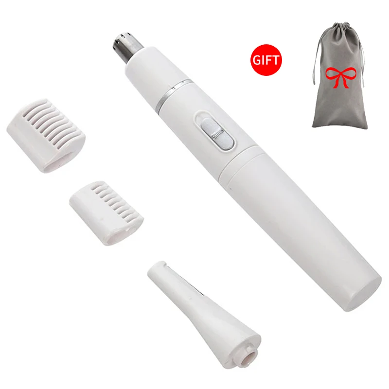 2 in 1New Electric Nose Hair Trimmer Professional Painless Ear Neck Eyebrow Trimmer Razor Men And Women Clean Razor Washabl