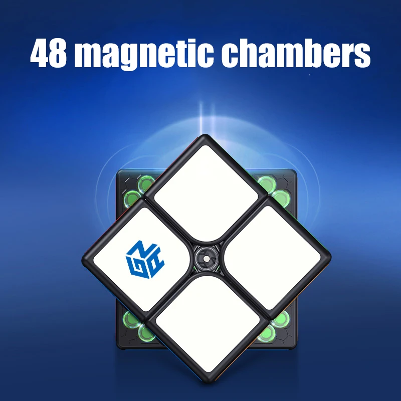 GAN251 M 2x2x2 Магнитный магический скоростной куб профессиональные магнитные магниты