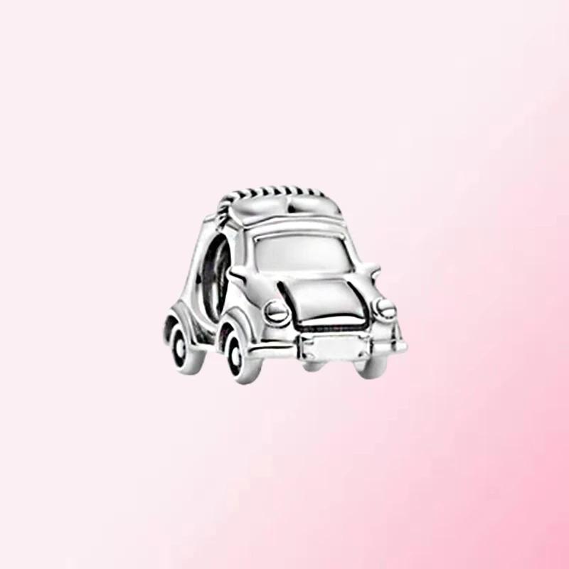 

High Quality Original 925 Sterling Silver Custom Cute Car DIY Beads