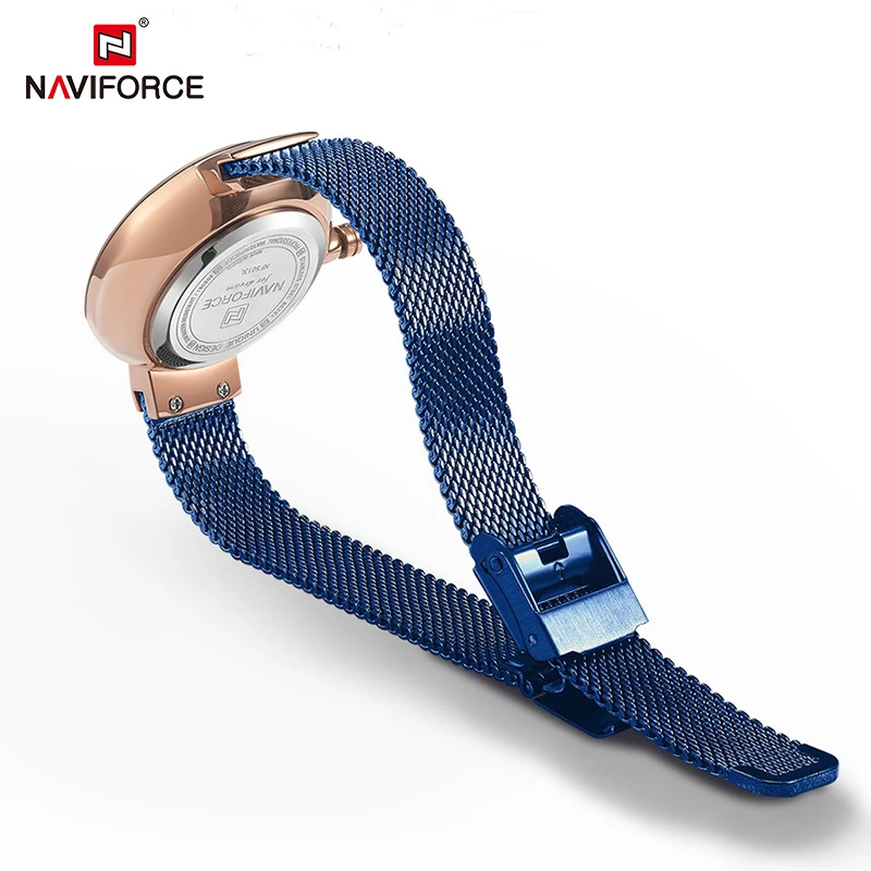 

Top Luxury Brand NAVIFORCE Ladies Watch Fashion Creative 3D Rose Women wrist watches Casual Dress Clock Relogio Feminino 2019