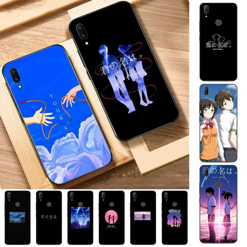 

Your Name Phone Case for Vivo Y91C Y11 17 19 17 67 81 Oppo A9 2020 Realme c3