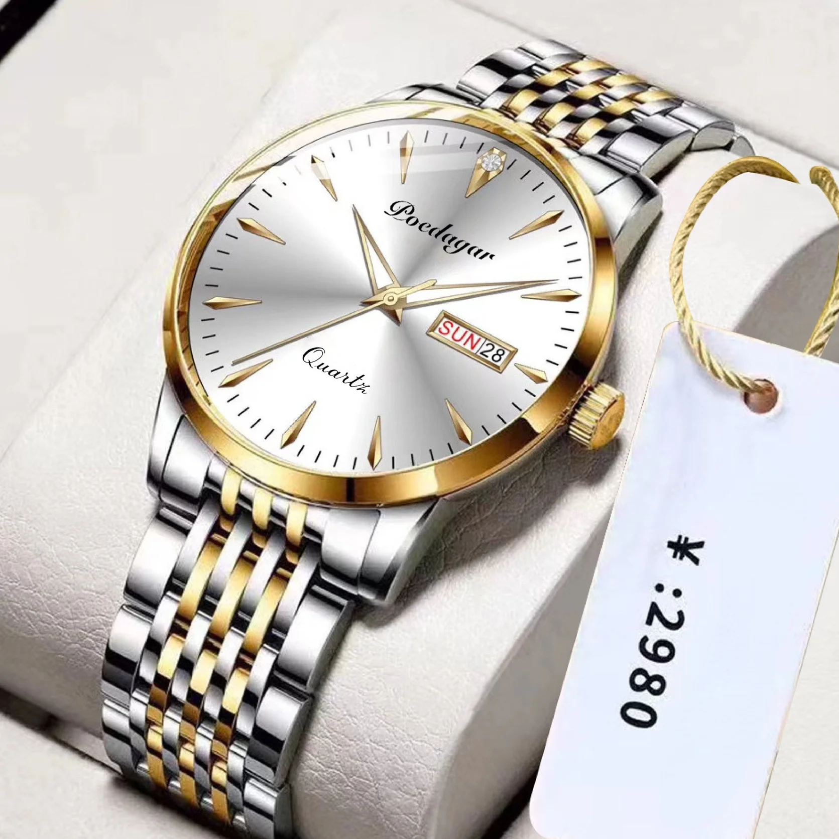 

Часы наручные мужские кварцевые, брендовые Роскошные полностью стальные водонепроницаемые повседневные спортивные в стиле милитари, с датой