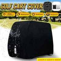 210d waterproof oxford cloth pvc golf car cart dust cover for club car rain snow dustproof covers for yamaha ez go club