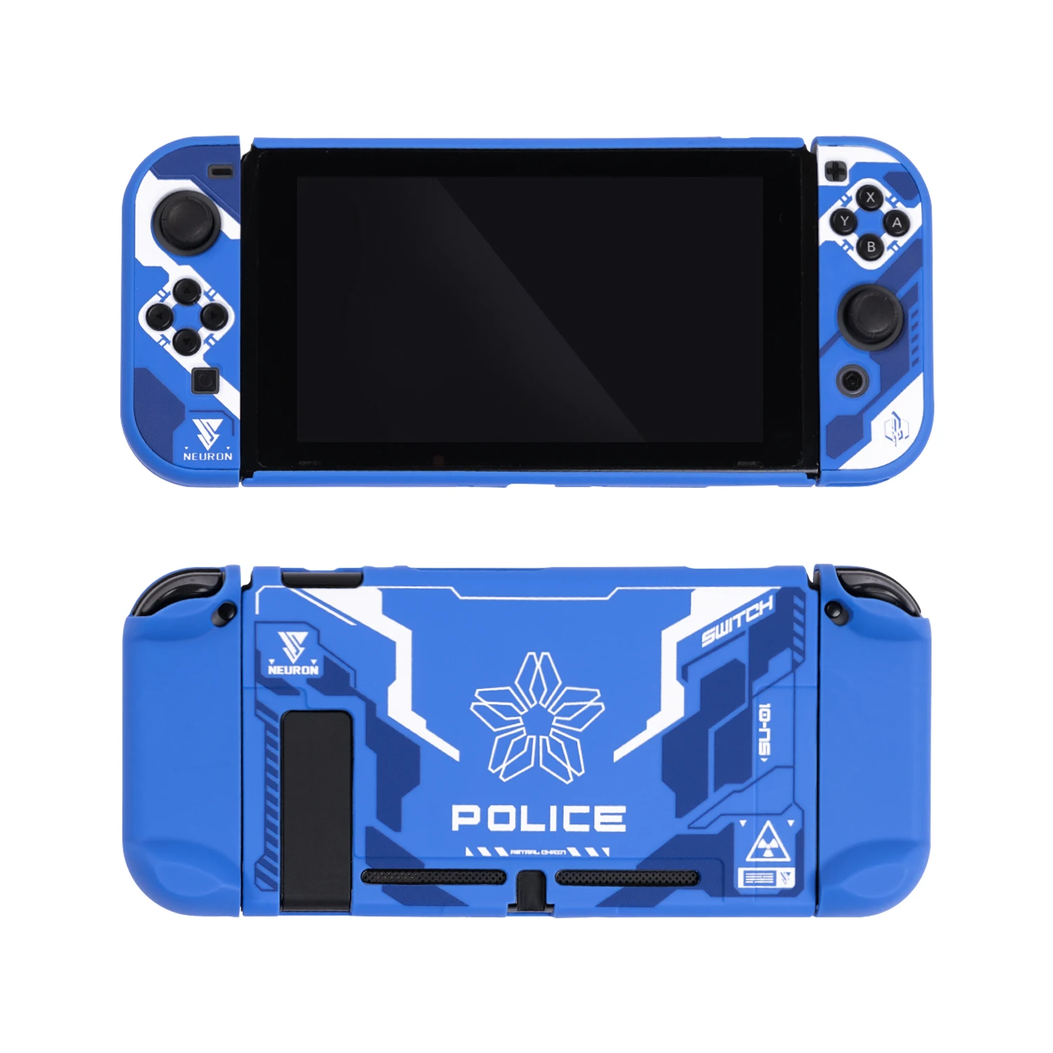 Чехол MONCON Nintendo Switch ДЛЯ NS крутая фиолетовая задняя крышка с рисунком огня для