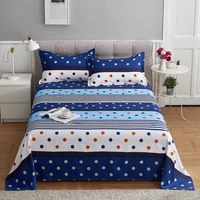 spring and summer new one piece linen fashion printed welt machine washable twin for bed linings sheets sheets for bed