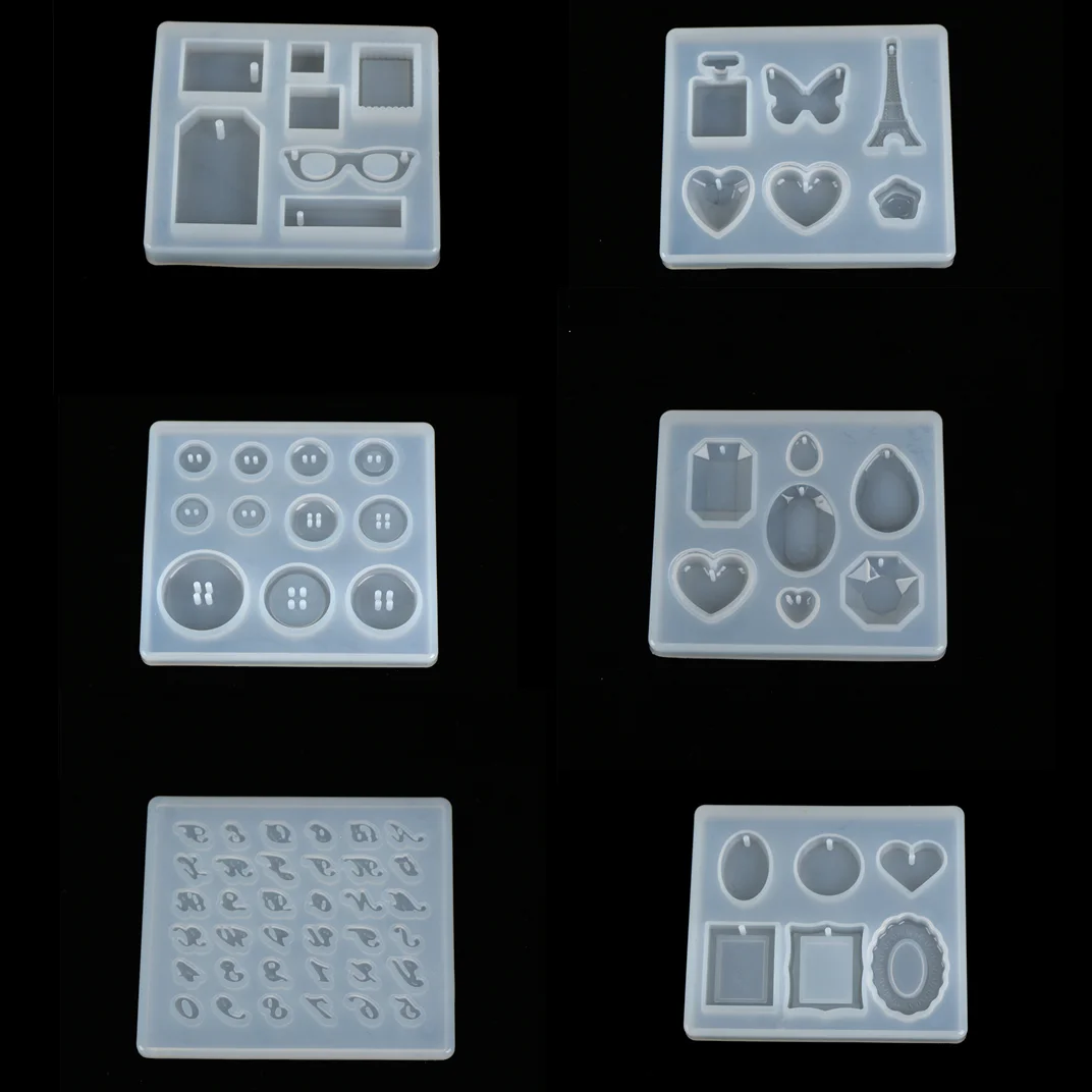 Diy Мини миниатюрные украшения ожерелье силиконовые формы ремесло смолы кулон