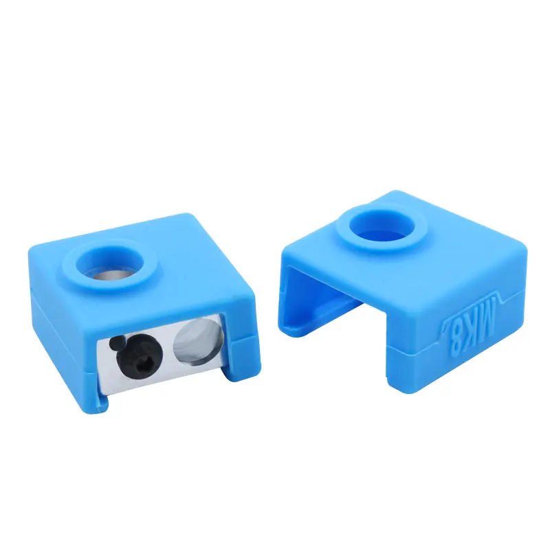 

3D Printer Volcano Silicone Sleeve Hot End For Mk7 / 8/9 Heating Block Heating Block Sock Cover Blue