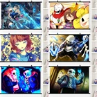 Алмазная живопись, Аниме игра Undertale Sans Frisk Flowey Chara 5D, сделай сам, алмазная вышивка, наборы для вышивки крестиком, мозаика, украшение для дома