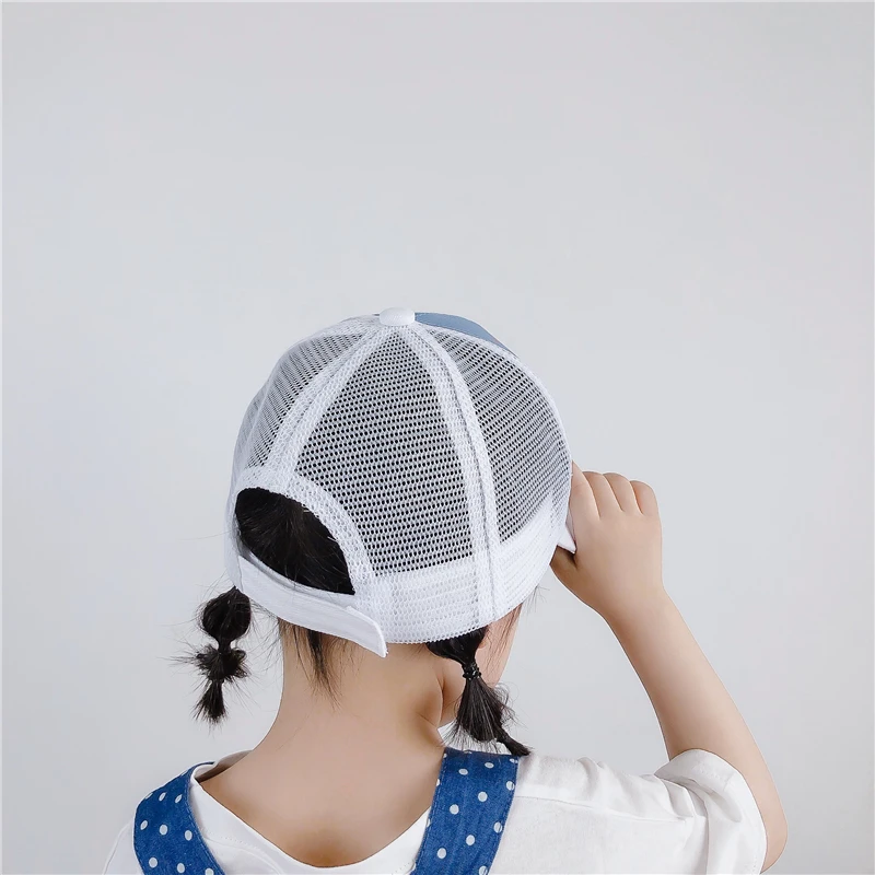 Детская летняя кепка для мальчиков Солнцезащитная бейсболка девочек пляжная