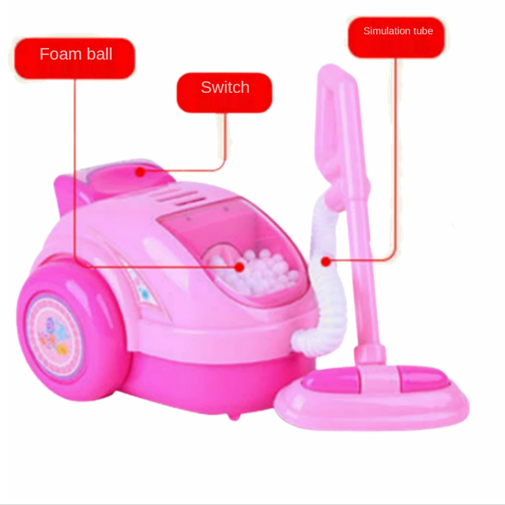 

1PCS Kawaii Pretend Play Mini Simulation Kitchen Toys Light-up & Sound Pink Household Appliances Toy for Kids Children Baby Girl