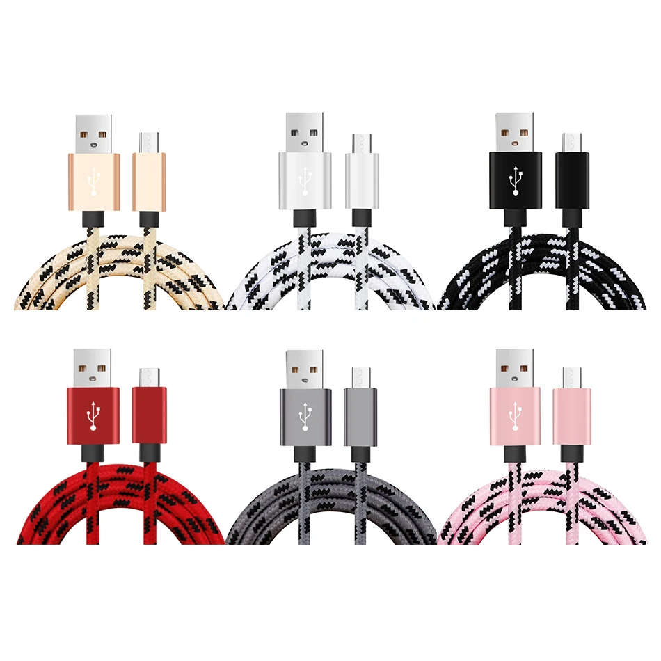 Высокоскоростной Micro USB 8 pin Type C зарядный шнур для передачи данных металлический