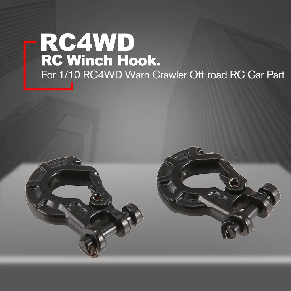 2 шт. металлический Премиум прицеп RC крючок для лебедки 1/10 RC4WD предупредить