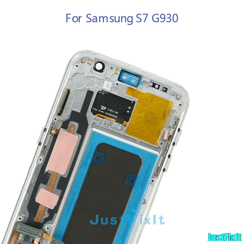 

For SAMSUNG GALAXY S7 G930F g930 g930FD Burn-in shadow LCD Display Touch Screen Digitizer with frame Super Amoled