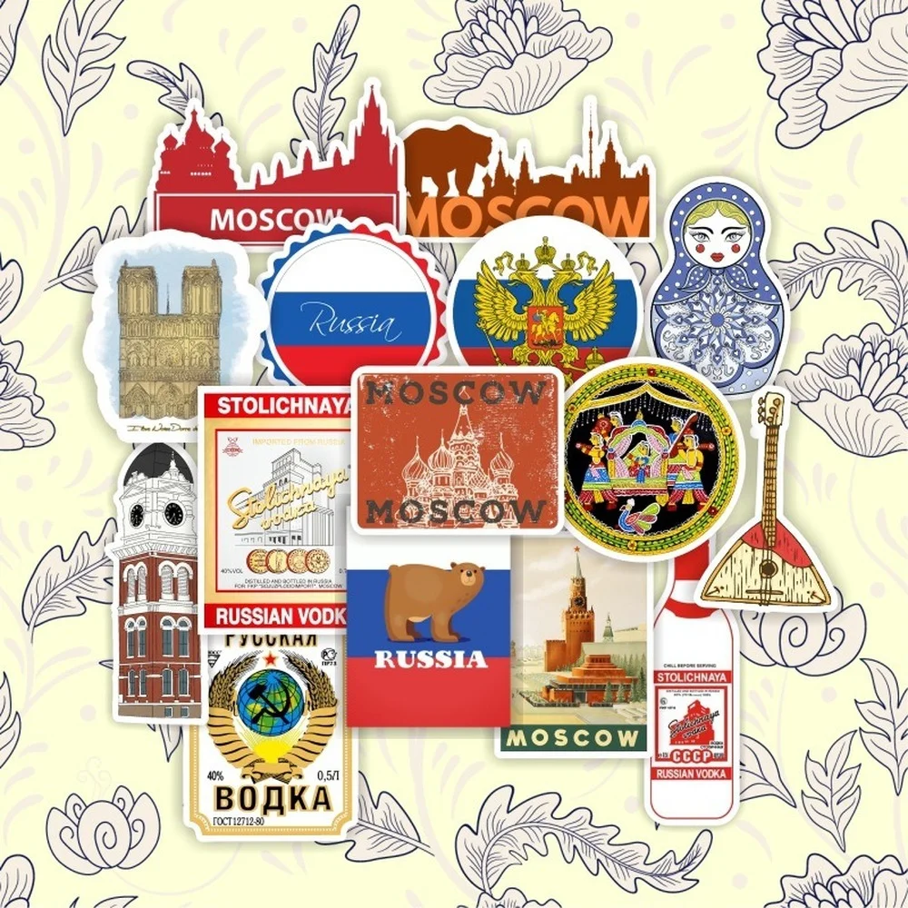 10/50 шт. наклейки в русском стиле | Игрушки и хобби