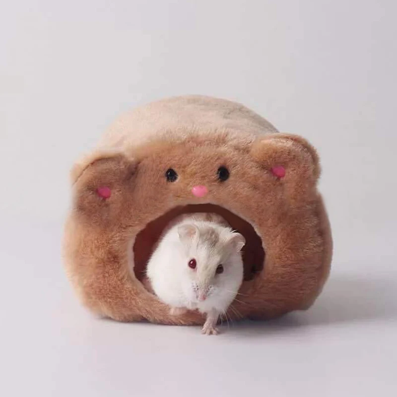 

Warm Bed Rat Hammock Squirrel Winter Pet Toy Hamster Cage House Hanging Nest+Mat