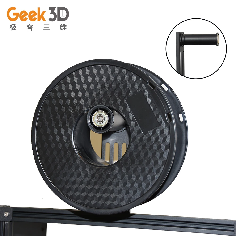 

1set 3D Printer Aluminum Strong PLA/PTU/PETG filament Stand fixed filament Rack Holder Bracket for CR-10 Ender-3 3D Printer Part