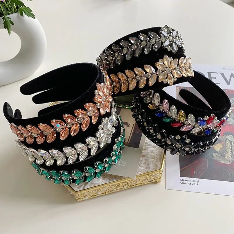 Роскошные повязки на голову в стиле барокко модные аксессуары для волос Женская