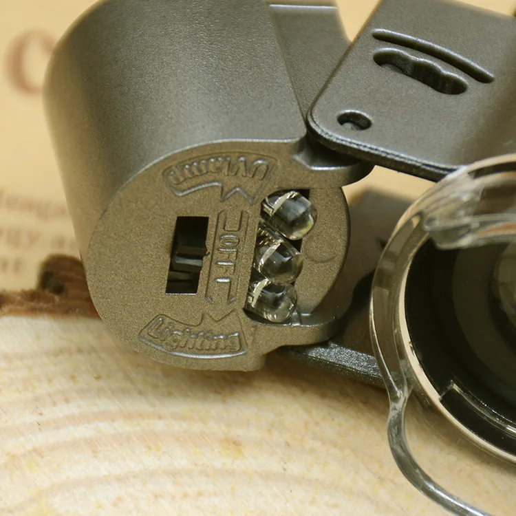 Мини-карманный микроскоп с 50-складным ювелирным изделием | Инструменты