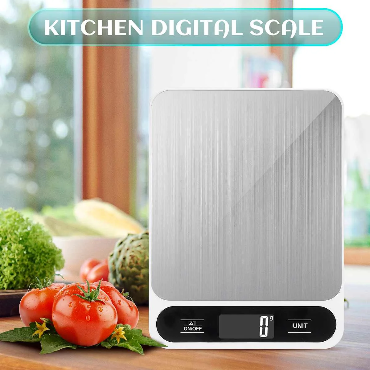 

Цифровые пищевые весы из нержавеющей стали, электронные кухонные весы с ЖК-дисплеем, точность 0,1 г/0,01 унций для взвешивания выпечки