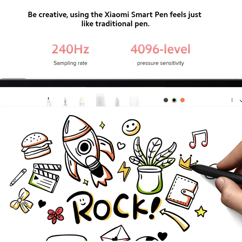 Оригинальный стилус Xiaomi 240 Гц рисование Скриншот для письма 152 мм сенсорный экран