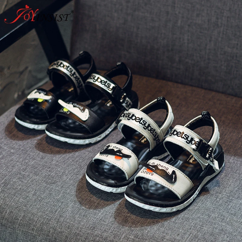 Детская обувь с закрытым носком из искусственной кожи нескользящая