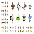 8 шт. Симпатичные животные ПВХ колпачки для карандашей крышка кошка лягушка соломенный Топпер Канцтовары для студентов DIY стетоскоп очаровательный подарок для детей