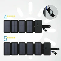 10w sun power folding solar cells charger usb output devices portable outdoor adventure portable solar panels for phone charging