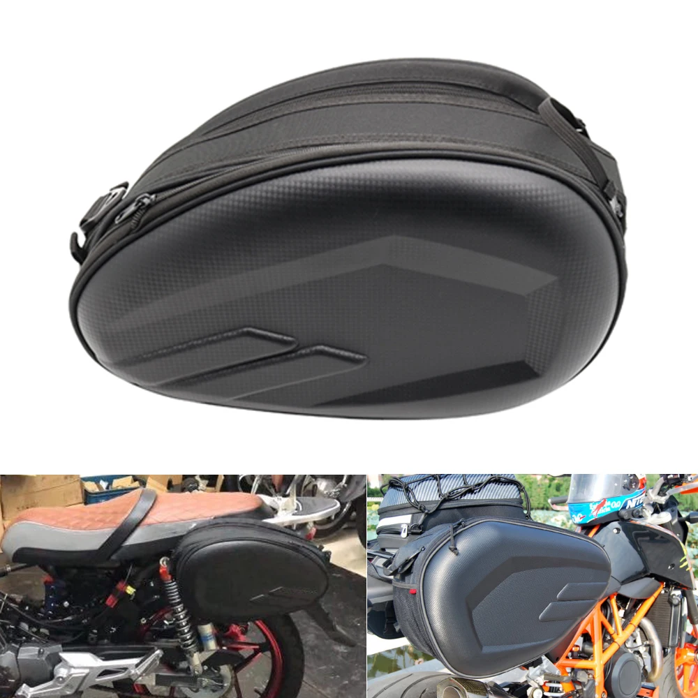 Новинка 2019 водонепроницаемые мотоциклетные седельные сумки черные дорожные