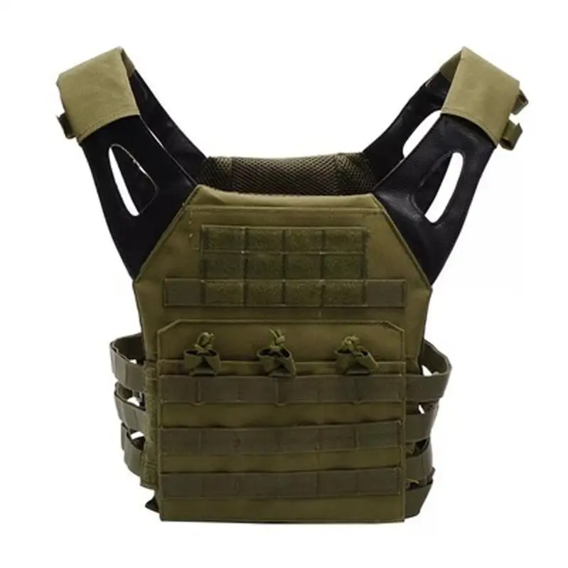 Army green Для мужчин спецназ MOLLE армейская жилетка солдат боевые военные тактические жилеты быстро переместить пейнтбол с майкой, с камуфляжным принтом - Цвет: Army green