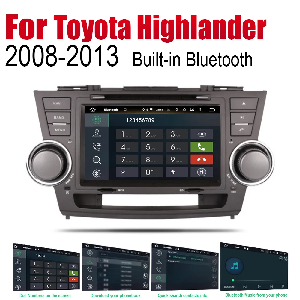 Автомагнитола ZaiXi с GPS навигацией Android Bluetooth Wi Fi 2din|Автомагнитолы| |