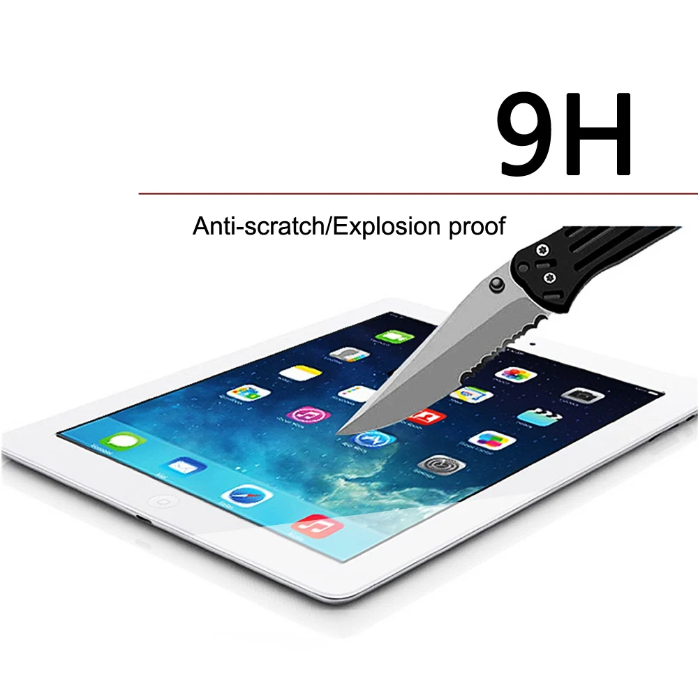 Закаленное стекло для Apple Ipad Mini 1 2 3 4, Защита экрана для IPad Air 2 Mini 7,9 Pro 9,7 10,5 2017, защитная стеклянная пленка