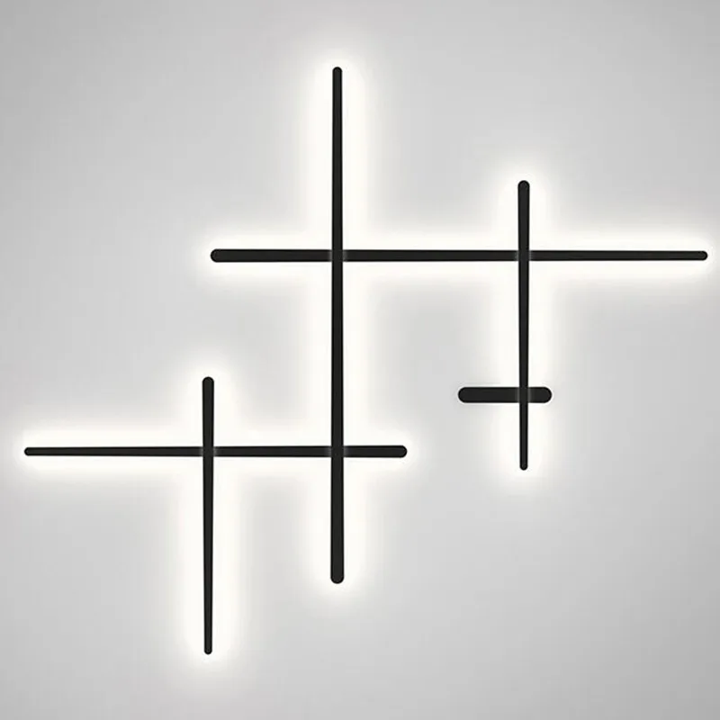 

Современный светодиодный настенный светильник, простой дизайн, комнатное и домашнее украшение, освесветильник для гостиной, коридора, свет...