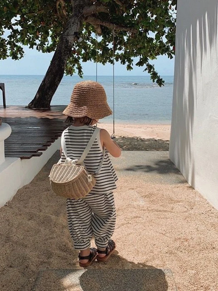 

Outdoor Picnic Basket Children Woven Storage Baskets Backpack Rattan Willow Wicker Bag Travel Organizer Shoulder Bag for Gifts