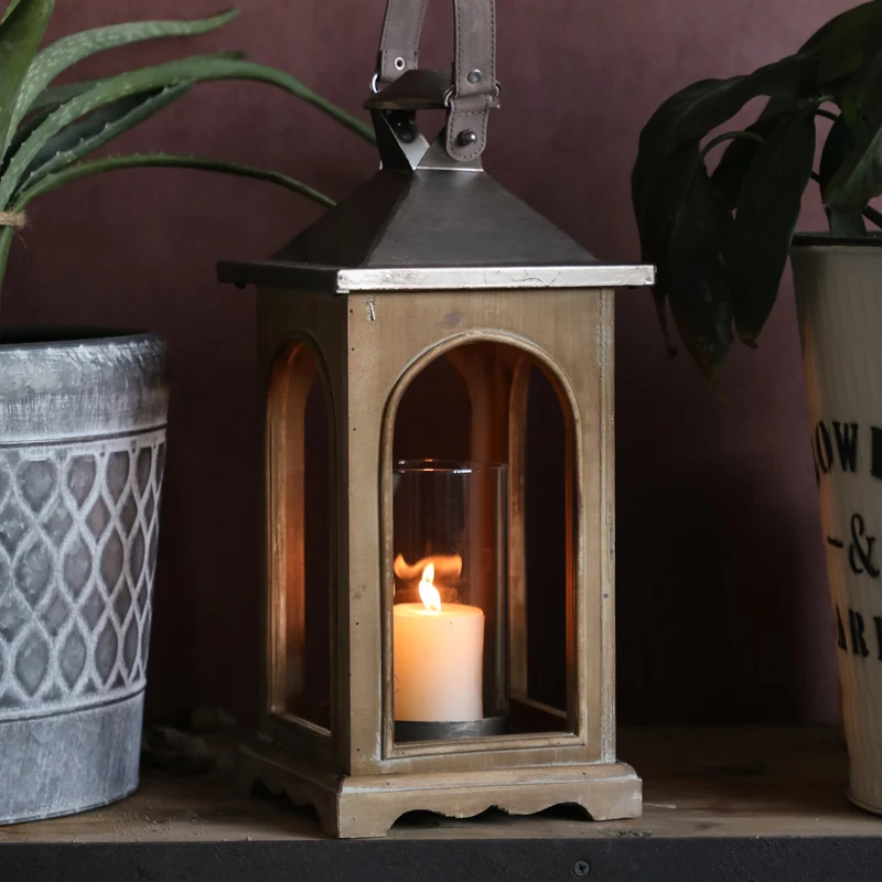 Подсвечники Noedic в стиле ретро современный подсвечник из массива дерева и стекла