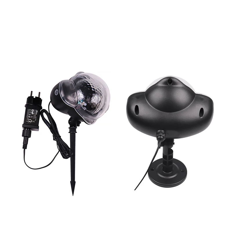 Мини светильник IP65 движущийся снег уличный садовый лазерный проектор