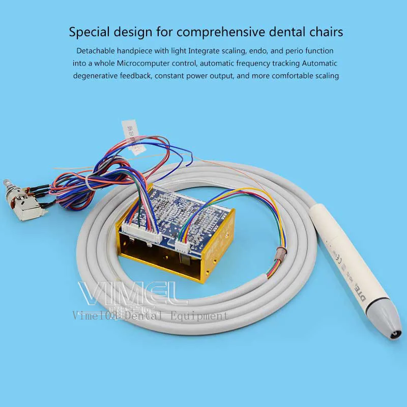 Ультразвуковой скалер Woodpecker DTE Dental V3 со светильник кой встроенный для